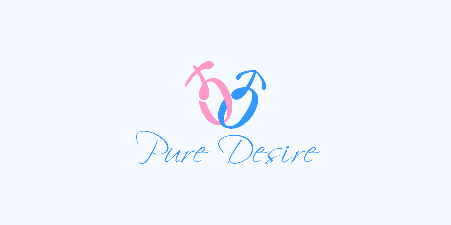 Pure Desire website design and brand development by create/enable male